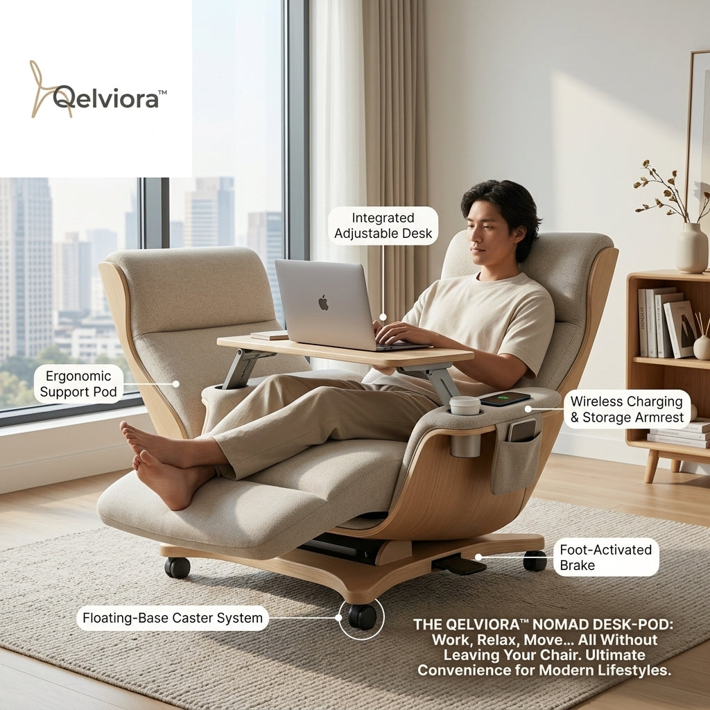 Qelviora™ Nomad Desk-Pod